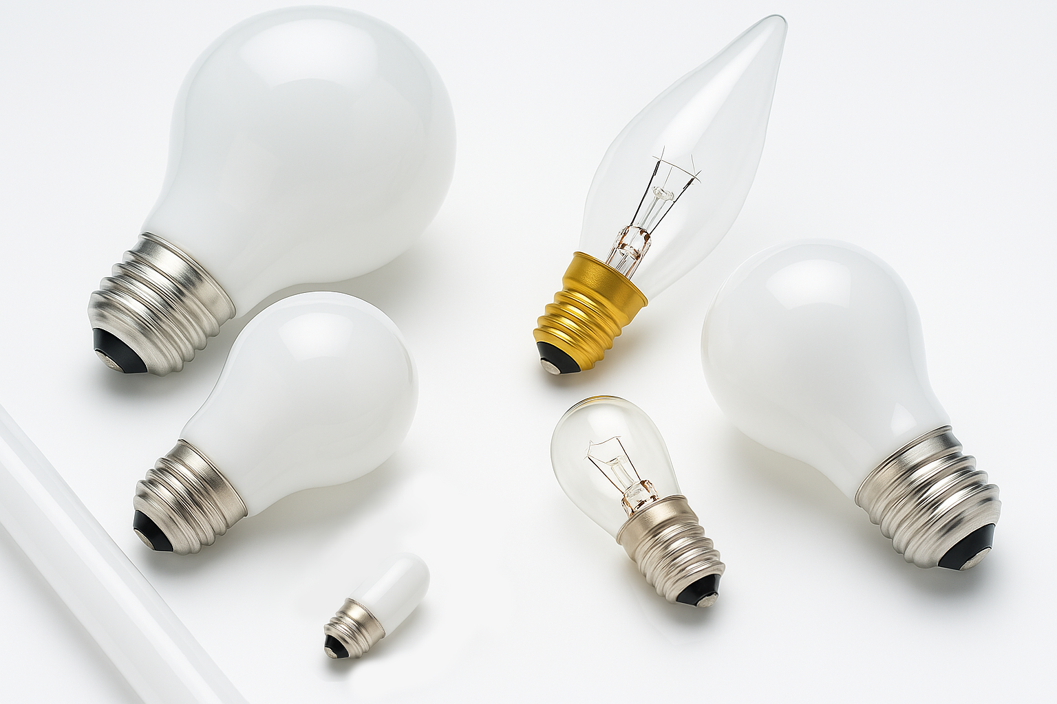様々な種類の電球