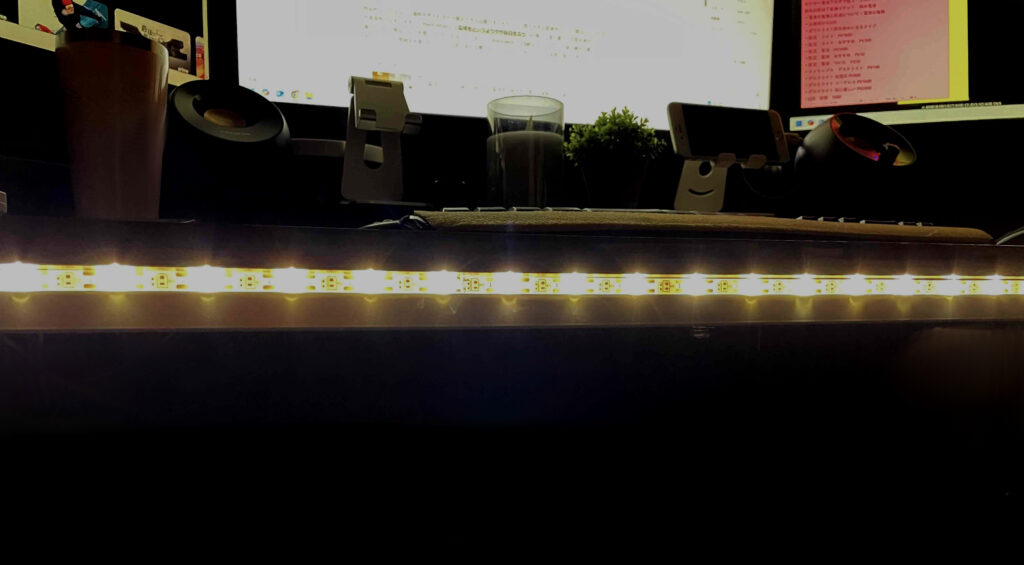 ダイソーのテープライト